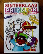 Prikblok met uitprikbare kleurkaarten - sinterklaas (nieuw,, Ophalen of Verzenden, Nieuw, Knutselen