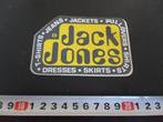 sticker JACK JONES Jeans Dresses skirts, Verzamelen, Ophalen, Zo goed als nieuw, Bedrijf of Vereniging
