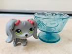 Littlest Petshop hondje met glas. Nog als nieuw!, Ophalen of Verzenden, Zo goed als nieuw