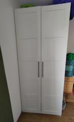 Pax garderobe kast wit, Ophalen, Gebruikt, 100 tot 150 cm, 200 cm of meer