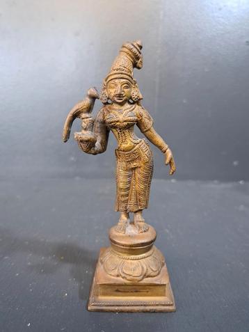 Meenakshi beeldje brons beschikbaar voor biedingen