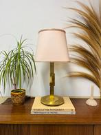 Mooie Vintage Messing design Lamp Willy Rizzo Stijl Jaren 70, Ophalen of Verzenden, Gebruikt, Metaal, Minder dan 50 cm