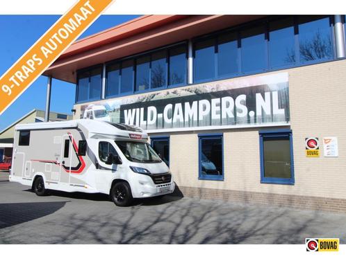Challenger Graphite 337GA - 9T AUT - ENKELE BEDDEN + HEFBED, Caravans en Kamperen, Campers, Bedrijf, Half-integraal, tot en met 4