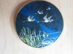 Stratton poederdoos met eenden blauw goudkleur, Antiek en Kunst, Verzenden