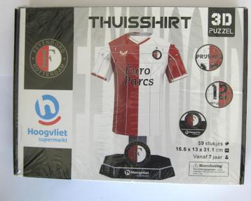 Feyenoord Thuisshirt 3 D Puzzel  beschikbaar voor biedingen