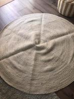 Vloerkleed rond  beige als nieuw, Ophalen, Zo goed als nieuw, Beige, Rond