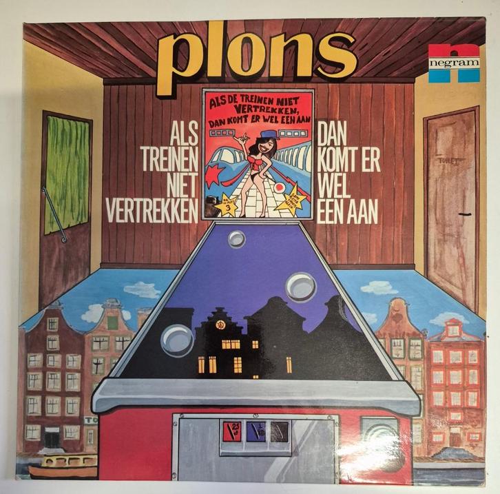 Plons. Als treinen niet vertrekken dan komt er wel een aan., Cd's en Dvd's, Vinyl | Pop, Zo goed als nieuw, 1960 tot 1980, 12 inch