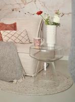 Moderne glazen Bijzettafel Sissyboy, Huis en Inrichting, Tafels | Bijzettafels, Minder dan 55 cm, Rond, Glas, Ophalen