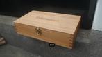 Luxe houten tekendoos zeer mooie kwaliteit pennenbak kistje, Ophalen of Verzenden, Gebruikt, Overige typen