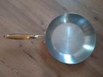 RVS Koekenpan - 28cm diameter, Huis en Inrichting, Keuken | Potten en Pannen, Ophalen of Verzenden, Zo goed als nieuw, Rvs, Keramische plaat