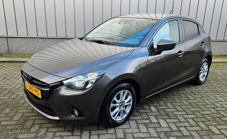 Mazda 2 1.5 55KW 2015 Bruin, Auto's, Mazda, Particulier, ABS, Airbags, Airconditioning, Android Auto, Apple Carplay, Bluetooth