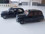 2 Engelse Taxi's / Cab's, Overige merken, Gebruikt, 1:50 of kleiner, Auto