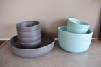 Royal VKB buitenservies bakjes schalen grijs blauw, Overige materialen, Gebruikt, Ophalen of Verzenden, Schaal of Schalen