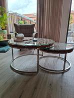 Salontafels Eric Kuster stijl - set van 2, Ophalen, 50 tot 100 cm, Rond, Zo goed als nieuw