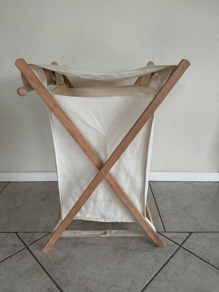 wasmand waszak katoen met standaard H64xB43xD45 merk Persil, Huis en Inrichting, Badkamer | Badtextiel en Accessoires, Nieuw, Overige typen