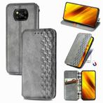 Poco X3 / X3 NFC / X3 Pro PU Lederen Wallet Cas Set _ Grijs, Verzenden, Nieuw, Hoesje of Tasje