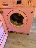Roze Smeg Wasmachine - Voorlader defect, Witgoed en Apparatuur, Wasmachines, Ophalen, Gebruikt, 85 tot 90 cm, 1200 tot 1600 toeren