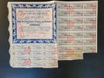 Jewellery Lacloche Frères Paris coupons 1927, Postzegels en Munten, Bankbiljetten | Europa | Niet-Eurobiljetten, Frankrijk, Los biljet