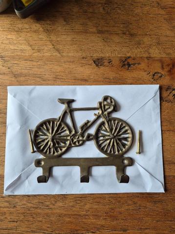 Sleutelrekje fiets van koper of messing  beschikbaar voor biedingen