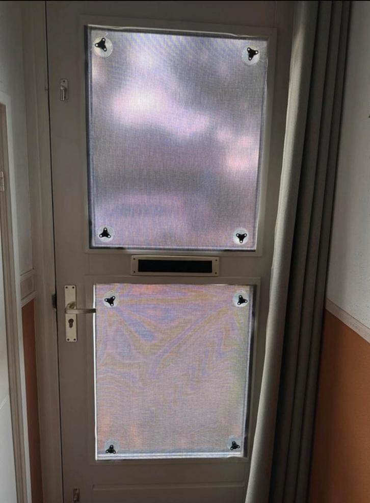 Sunwise sunscreens zonnescherm met zuignappem, Tuin en Terras, Zonneschermen, Zo goed als nieuw, Screen, Minder dan 150 cm, Minder dan 250 cm