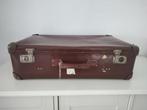 K366 VINTAGE jaren 40 - 50 koffer vulcan fibre zeer fraai, 60 tot 70 cm, Overige materialen, Gebruikt, Ophalen of Verzenden