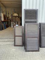 Prachtset massieve meranti louvre luiken of raamluiken, La belle porte, Jurgen.hoogenboezem@gmail.com, Overige typen, Zo goed als nieuw