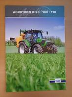 Folder Deutz Fahr K 90, 100 en 110, Ophalen of Verzenden, Gelezen, Tractor en Landbouw