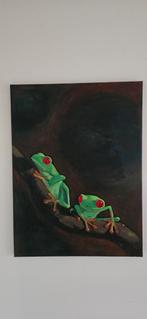 Schilderij van twee kikkers, Ophalen