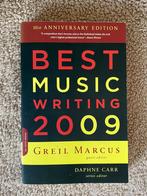 Greil Marcus -  Best Music Writing 2009, Ophalen of Verzenden, Gelezen, Greil Marcus
