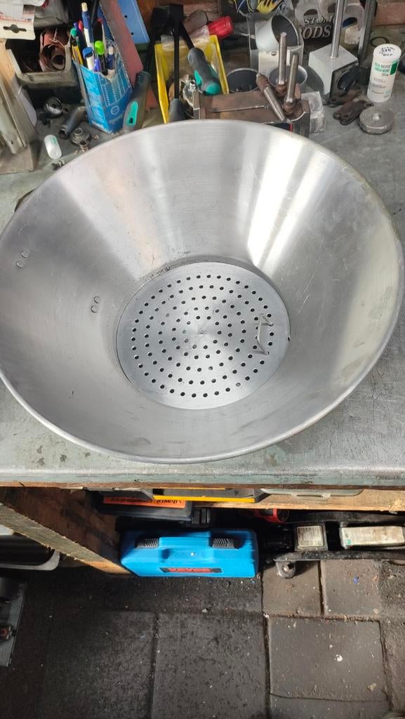 Henri frituur uitlek pan nieuw 400mm, Huis en Inrichting, Keuken | Potten en Pannen, Nieuw, Koekenpan of Braadpan, Ophalen