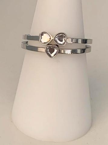 Setje Melano amour / adore ringen in maat 54 of 56 beschikbaar voor biedingen