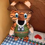 Safari boswachter tijger knuffel met kaartje Koppen, Kinderen en Baby's, Speelgoed | Knuffels en Pluche, Ophalen of Verzenden