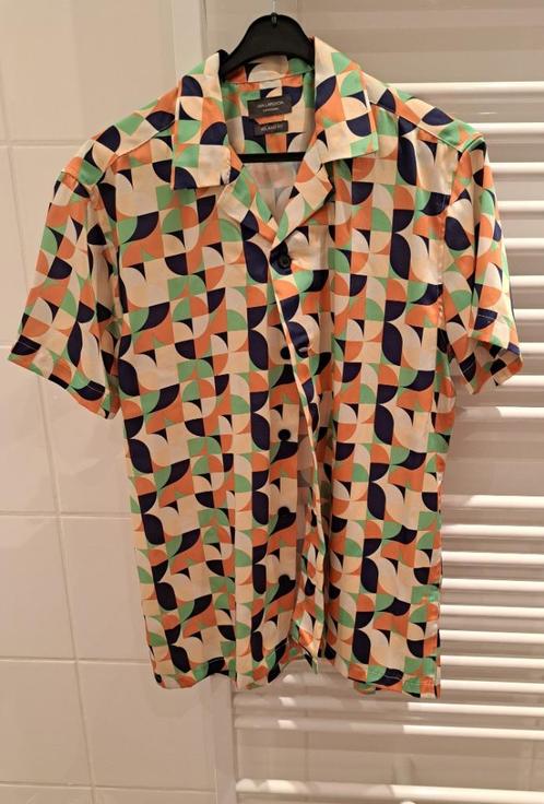 Van Larsson Copenhagen relaxed fit kleurrijke blouse - M, Kleding | Heren, Overhemden, Nieuw, Halswijdte 39/40 (M), Overige kleuren