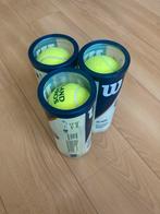 Tennisballen - Wilson 9 Stuks, Sport en Fitness, Tennis, Gebruikt, Ballen, L00, Ophalen of Verzenden