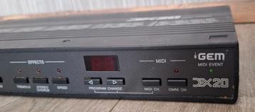 GEM DEX20  soundmodule 19inch PMC 100 Philips music composer beschikbaar voor biedingen