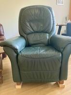 Lederen relax stoel, Huis en Inrichting, Fauteuils, Ophalen, Gebruikt, Leer