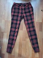 Rood-zwart geruite broek, noisy may, Ophalen of Verzenden, Maat 36 (S), Lang, Rood