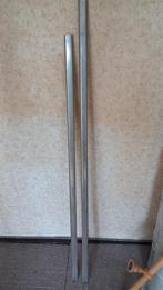 Stalen Kledingroedes 2 x, Ophalen, Gebruikt, IJzer