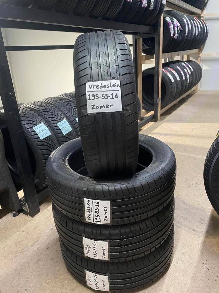 2 stuks Hifly 2 stuks Vredestein banden 195/55/16 zomer, Auto-onderdelen, Banden en Velgen, Band(en), Zomerbanden, 16 inch, 195 mm