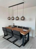 Hanglamp amsterdam oldham rookglas smoke, Huis en Inrichting, Lampen | Hanglampen, Ophalen, Zo goed als nieuw, Glas, 75 cm of meer