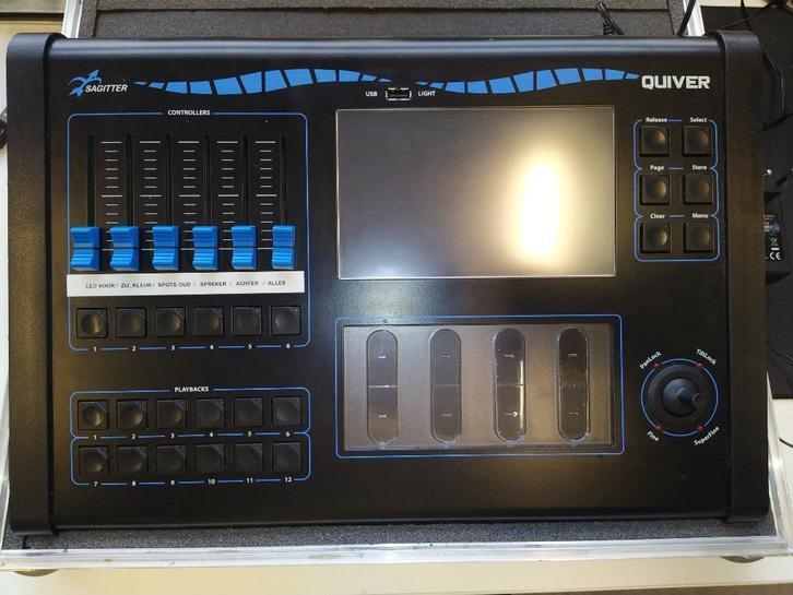 Lichttafel Sagitter Quiver 512 (Pivot Cue), Muziek en Instrumenten, Licht en Laser, Zo goed als nieuw, Licht, Ophalen of Verzenden