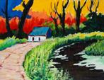 Arie Zuidersma (1925-2014), Donker water, Antiek en Kunst, Ophalen of Verzenden