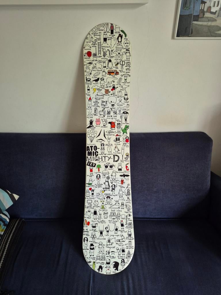 Te koop Atomic 129 kindersnowboard, Ophalen, Zo goed als nieuw, Board