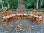 Set van 6 stuks Engelse stoelen met leuning, Antiek en Kunst, Ophalen