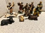 11 kerststal beelden, Verzamelen, Beelden en Beeldjes, Ophalen of Verzenden, Gebruikt, Religie