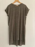 Taupe t-shirt jurkje (relaxed fit) van H&M (NIEUW), H&M, Nieuw, Ophalen of Verzenden, Maat 36 (S)