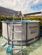 Bestway zwembad rond 3.66x1.22, Tuin en Terras, Gebruikt, Rond, 300 cm of meer, 200 tot 400 cm