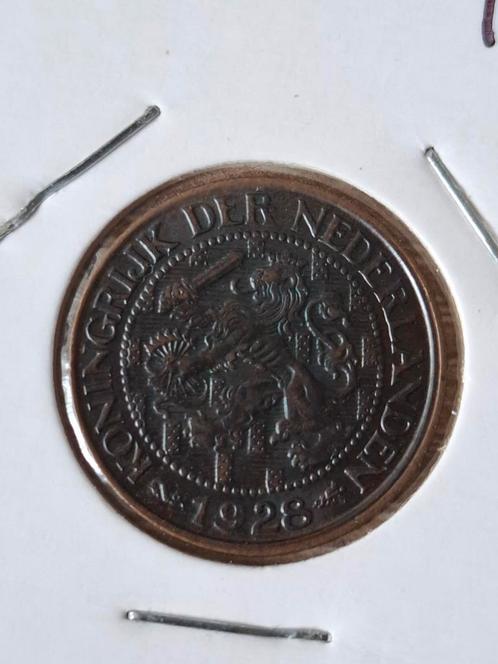 Cent 1928 in absolute topkwaliteit.  Originele muntkleur., Postzegels en Munten, Munten | Nederland, Losse munt, 1 cent, Koningin Wilhelmina