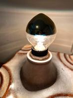 Keramiek tafellamp / wandlamp met kopspiegellamp , jaren 70, Minder dan 50 cm, Overige materialen, Gebruikt, Ophalen of Verzenden