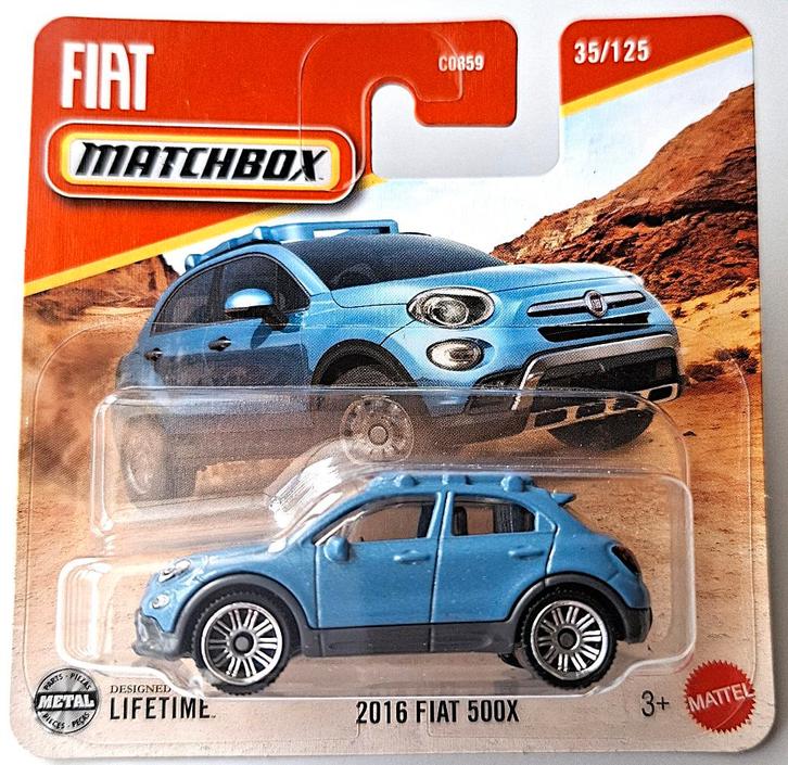 Matchbox 2016 Fiat 500X, Hobby en Vrije tijd, Modelauto's | Overige schalen, Nieuw, Auto, Ophalen